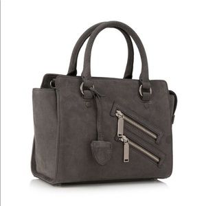 Rebecca Minkoff Large Jamie Grey Nubuck Satchel